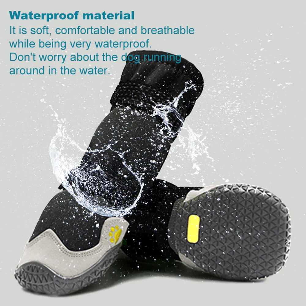 Bottes Imperméables pour Grand Chien - Semelle Antidérapante