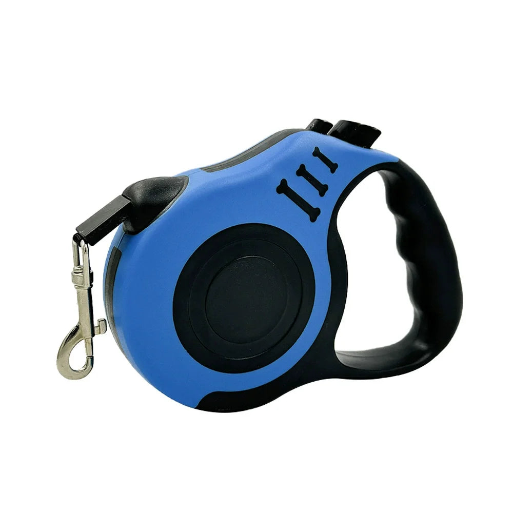 Laisse Rétractable en Nylon Tressé pour Chien