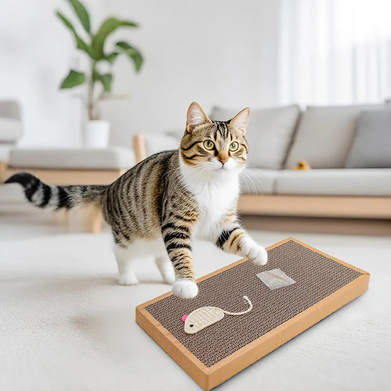 Tapis Griffoir en Carton pour Chat