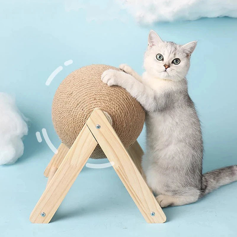 Griffoir Boule en Corde de Sisal pour Chat