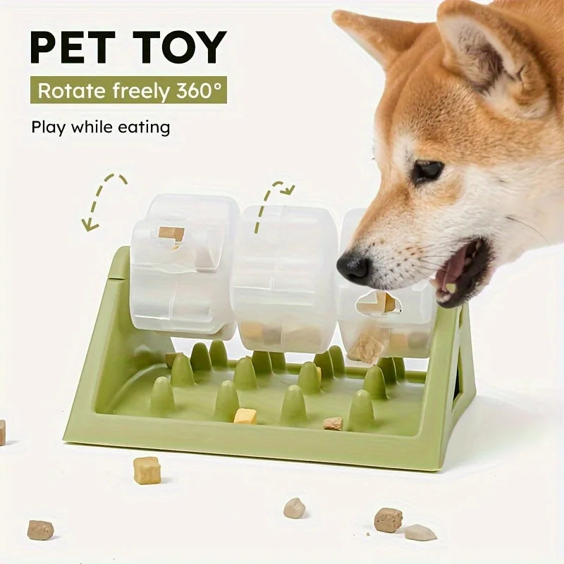 Distributeur de Nourriture Interactif Anti-Fuite pour Chien
