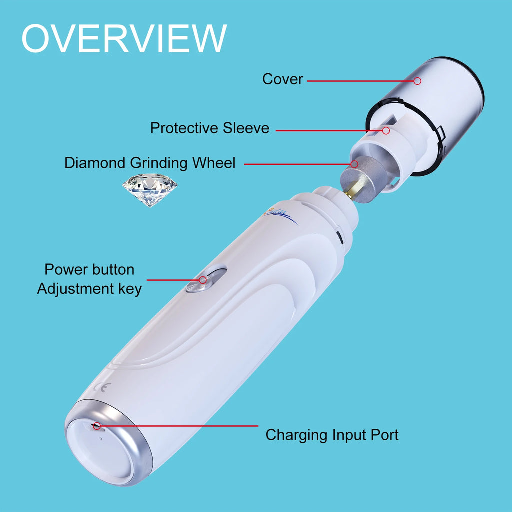 Lime à Ongles Électrique Rechargeable pour Chien