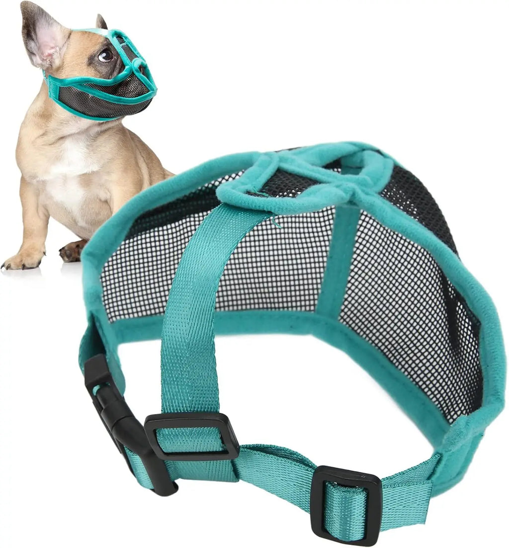 Muselière Ajustable en Maille pour Bouledogue