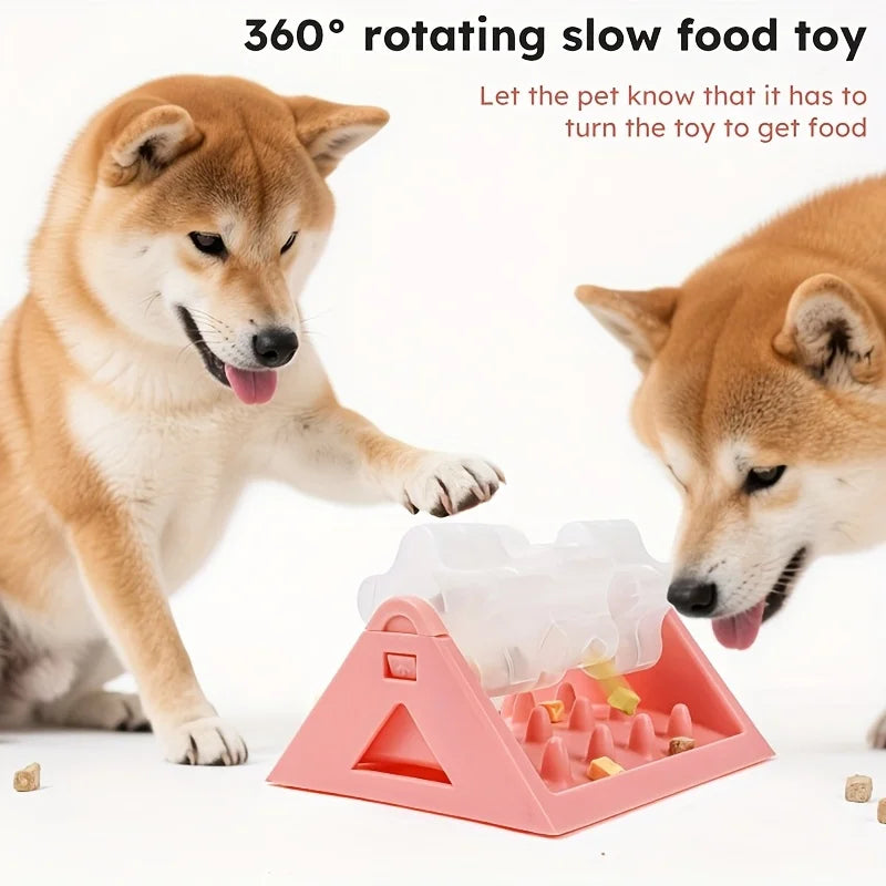 Distributeur de Nourriture Interactif Anti-Fuite pour Chien