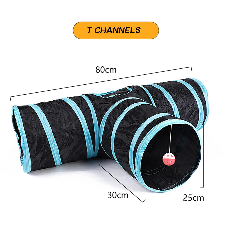 Tunnel Respirant Pliable pour Chat