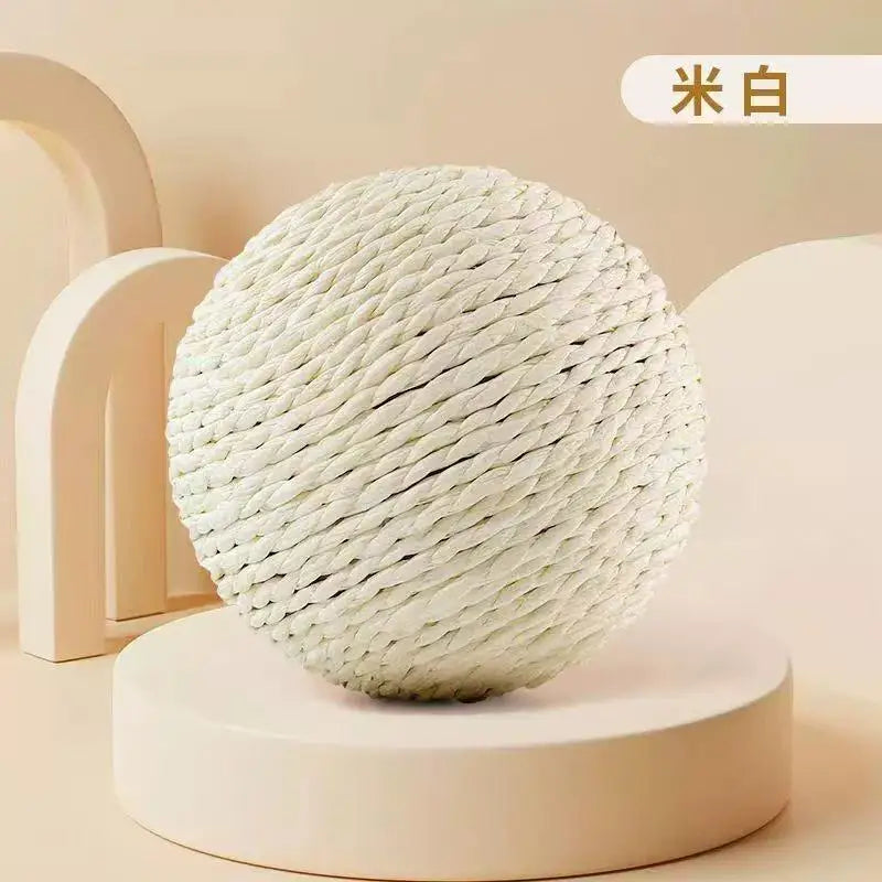 Balle Griffoir en Sisal Sonore pour Chat