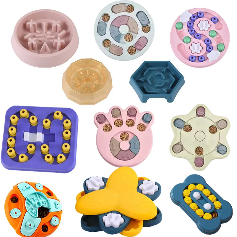 Gamelle Puzzle Ralentisseur pour Chien - Stimulation Intellectuelle
