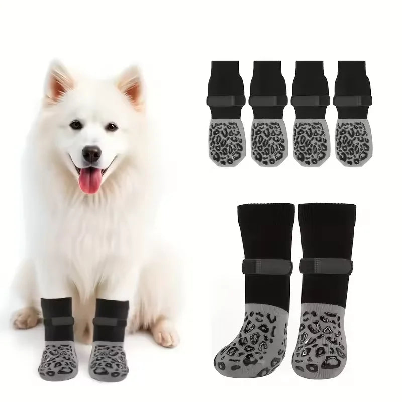 Chaussons Protecteurs pour Pattes de Chien - Lot de 4