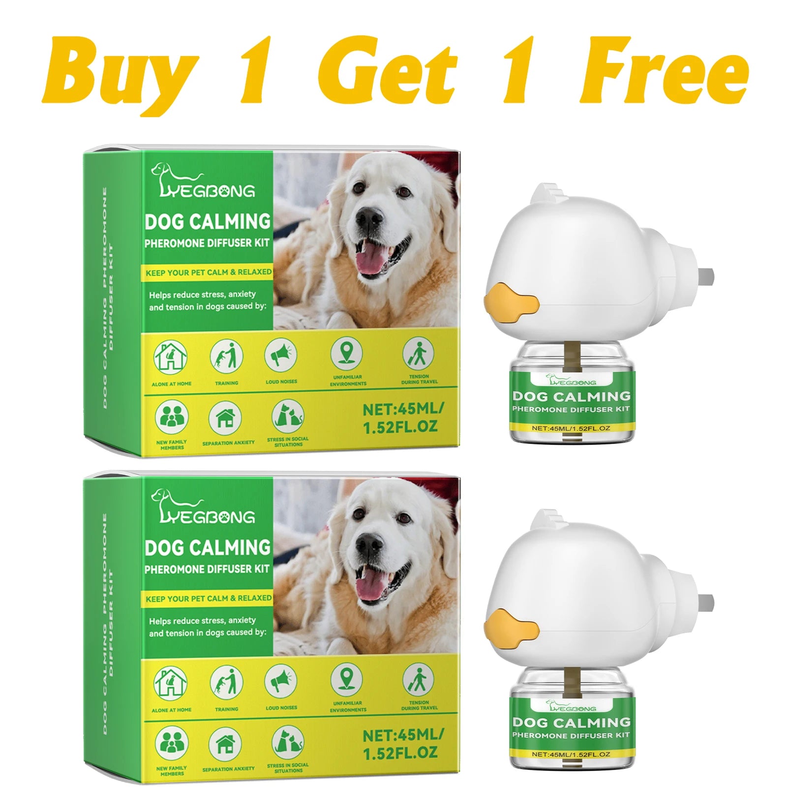 Kit Diffuseur Apaisant pour Chien - Anti-Stress