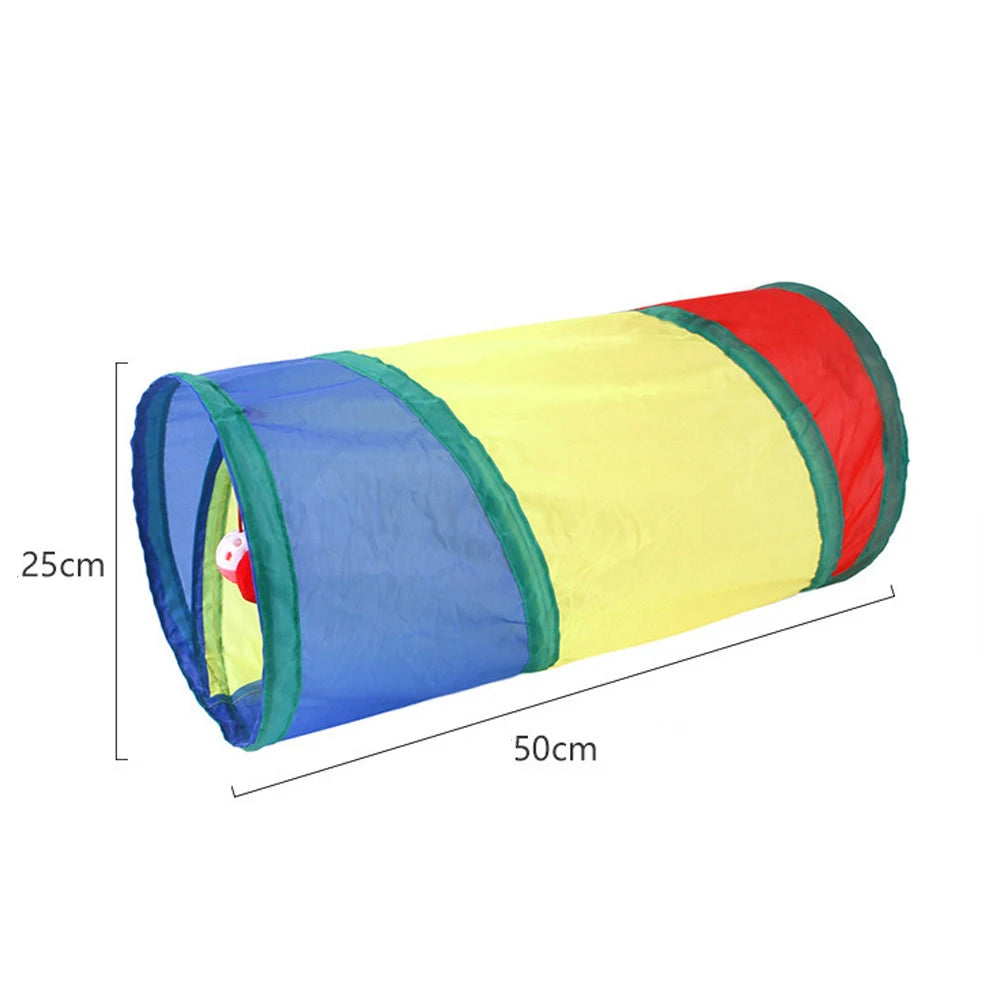 Tube Tunnel Pliable d'Entraînement pour Chat