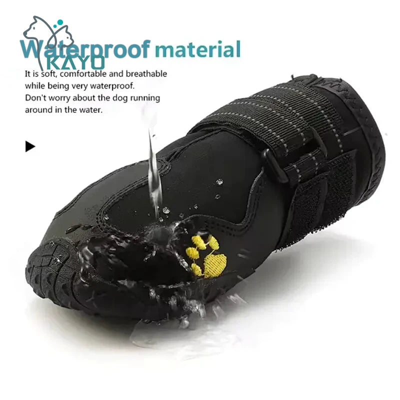 Bottes Imperméables Antidérapantes pour Chien (Lot de 4)