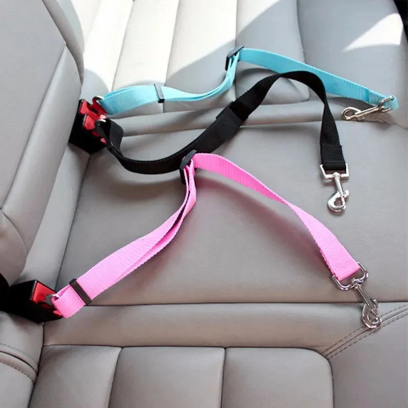 Ceinture de Sécurité Voiture Réglable pour Chien