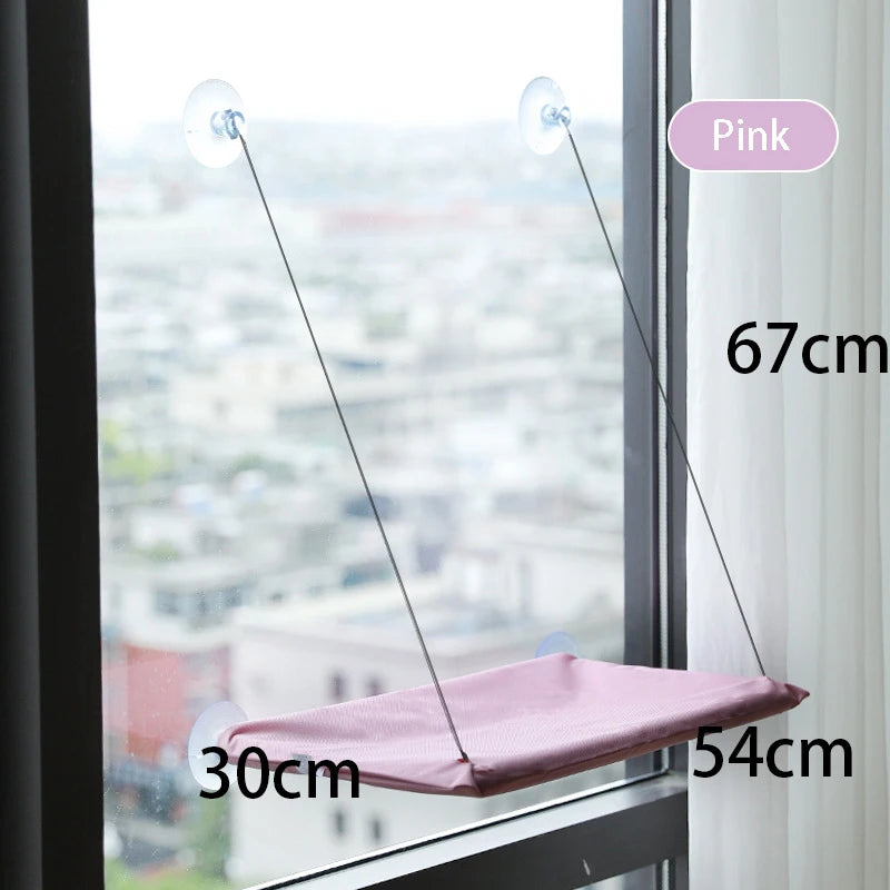 Hamac Suspendu pour Chat avec Ventouse - Lavable