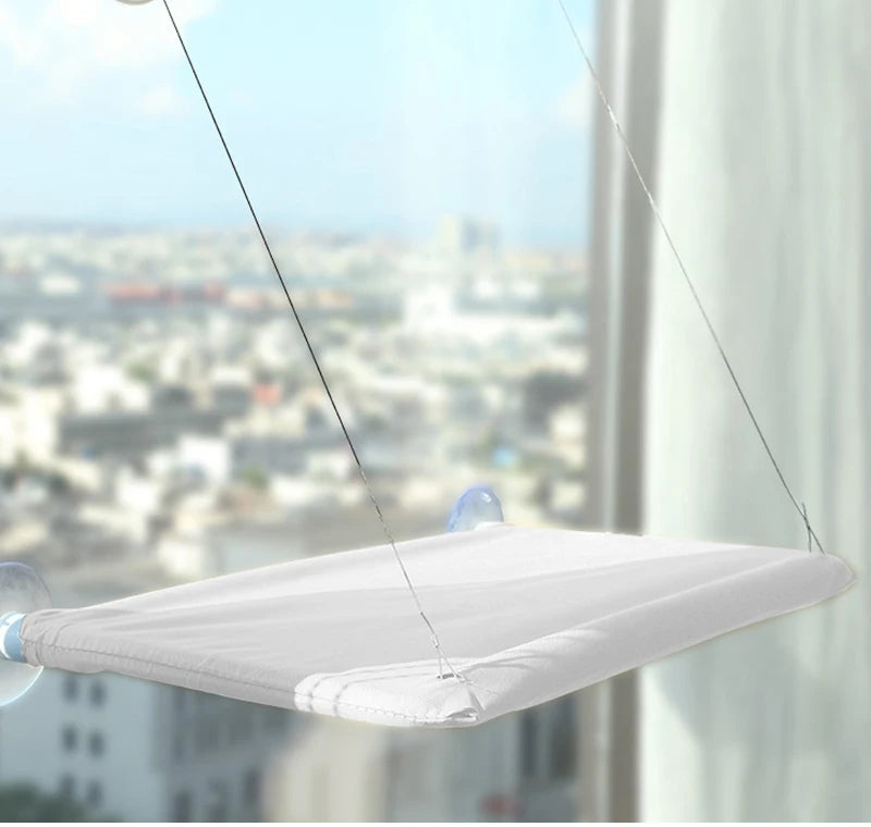 Hamac Suspendu pour Chat avec Ventouse - Lavable