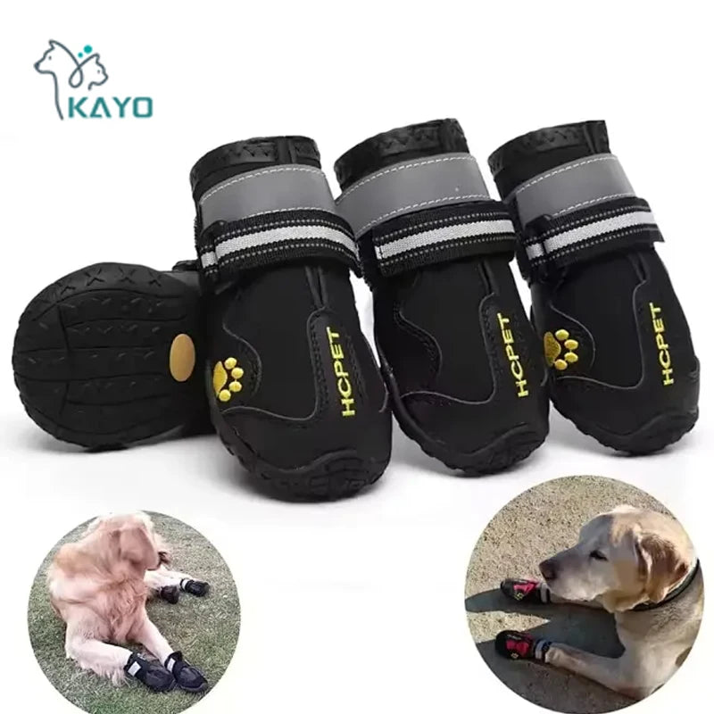 Bottes Imperméables Antidérapantes pour Chien (Lot de 4)