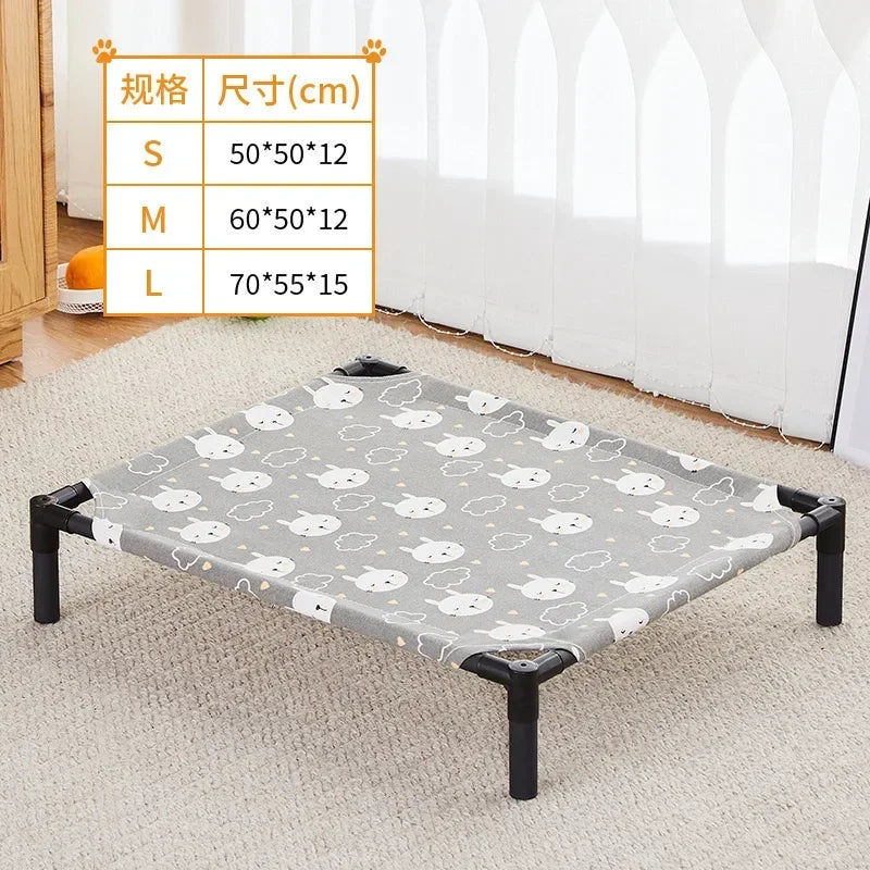 Lit Surélevé Pliable pour Chien et Chat