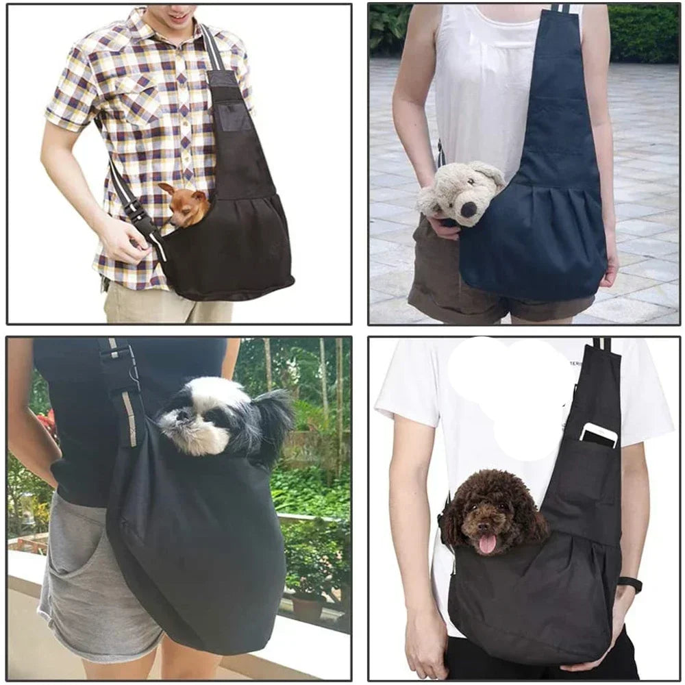 Sac Bandoulière Mains Libres pour Petit Chien et Chat