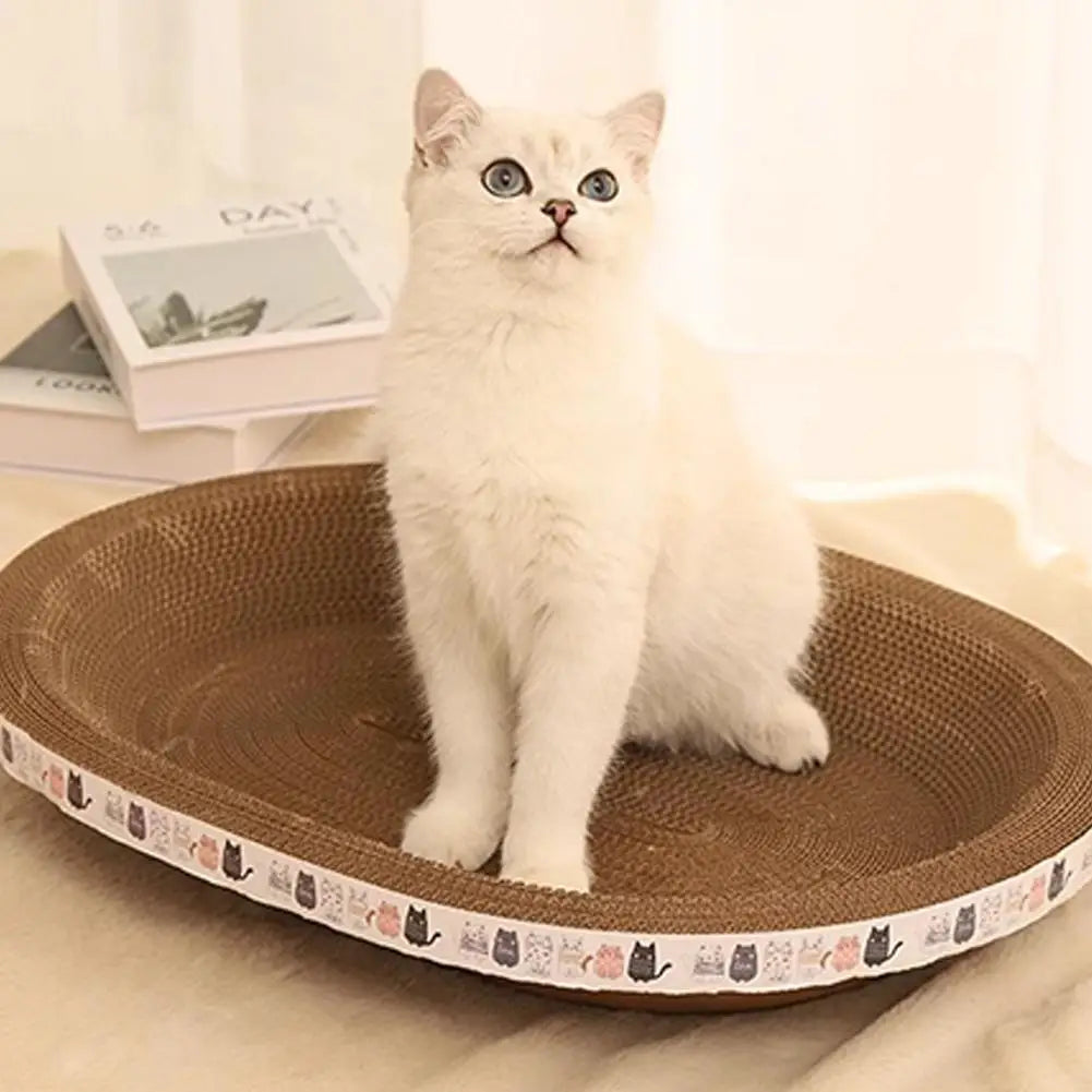 Griffoir en Carton Ondulé pour Chat - Protection Meubles
