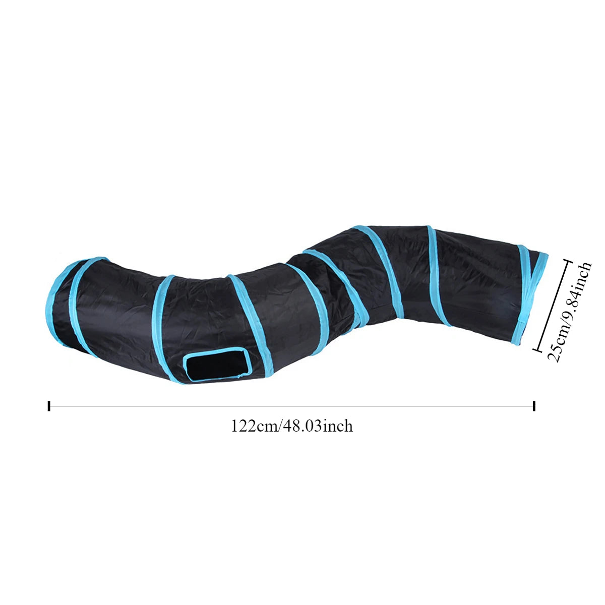 Tube Tunnel Pliable d'Entraînement pour Chat