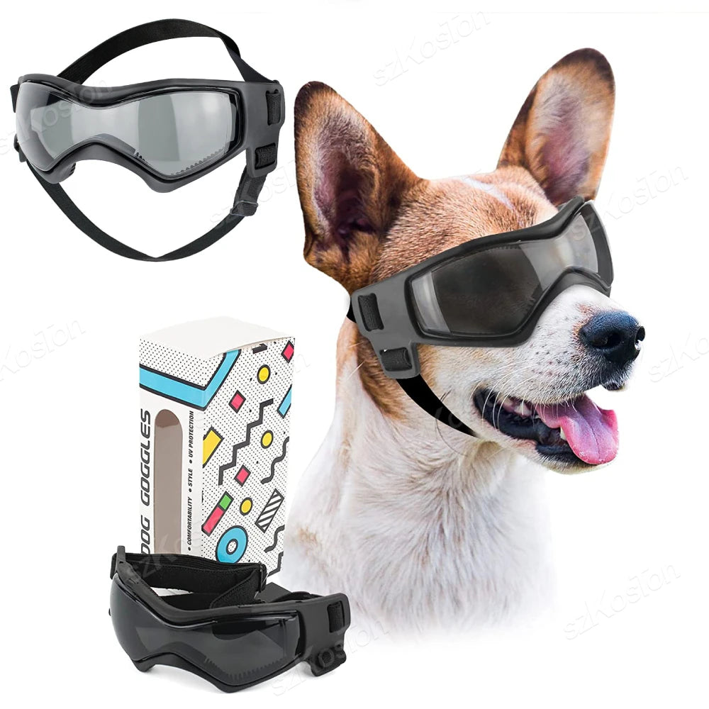 Lunettes de Protection UV pour Chien et Chat - Anti-UV Réglables