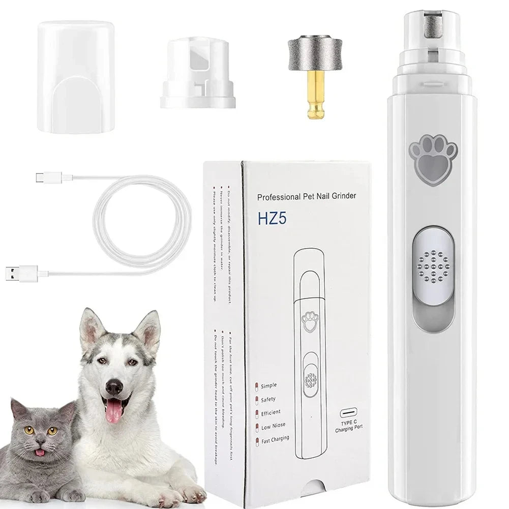 Coupe-Griffes Électrique Rechargeable pour Chien
