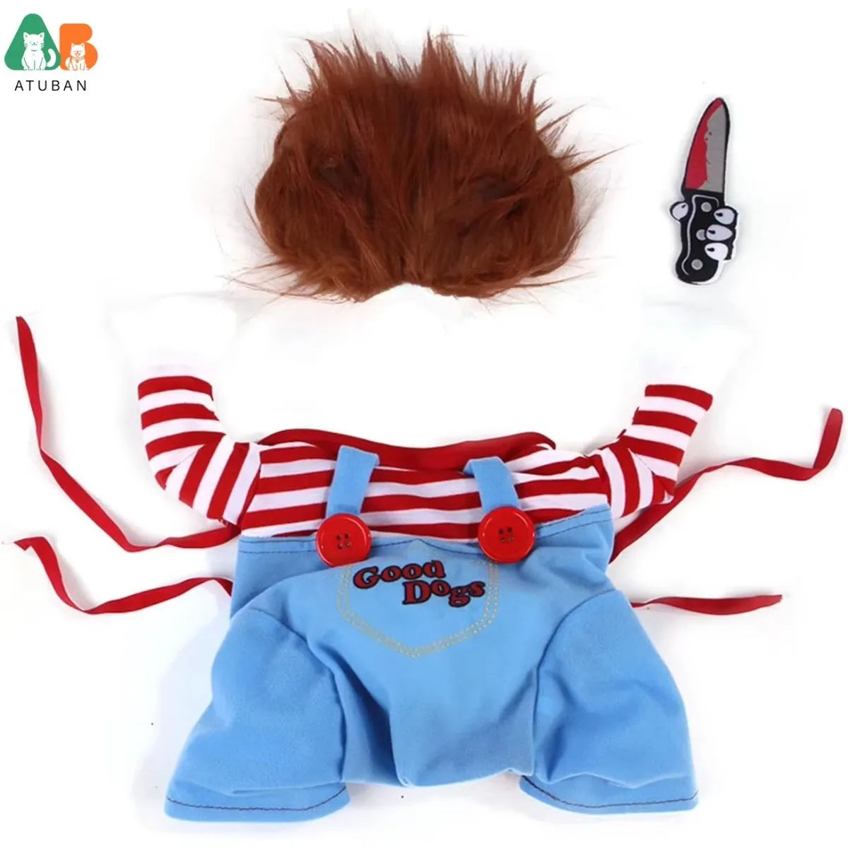 Déguisement Rigolo pour Chien - Costume de Fête Halloween/Noël