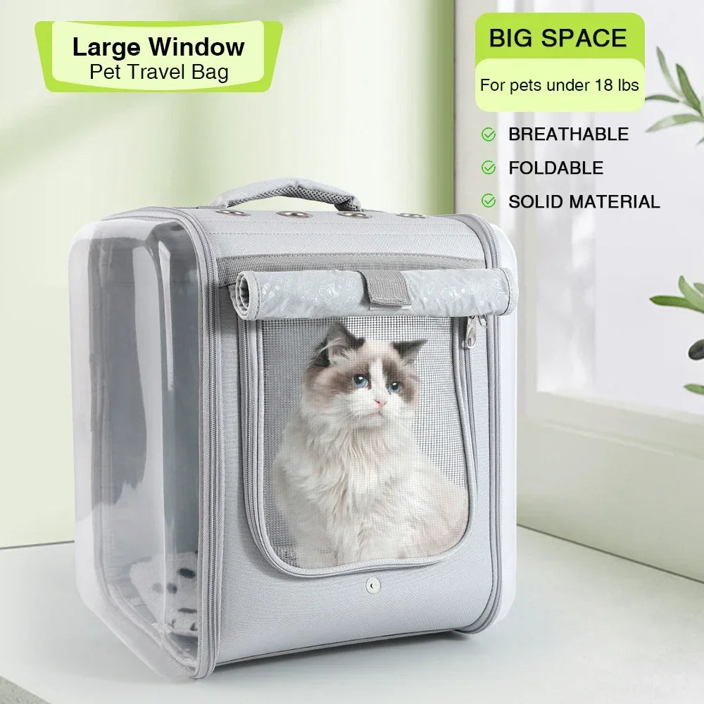 Sac à Dos de Transport pour Chat et Chien - Grande Capacité