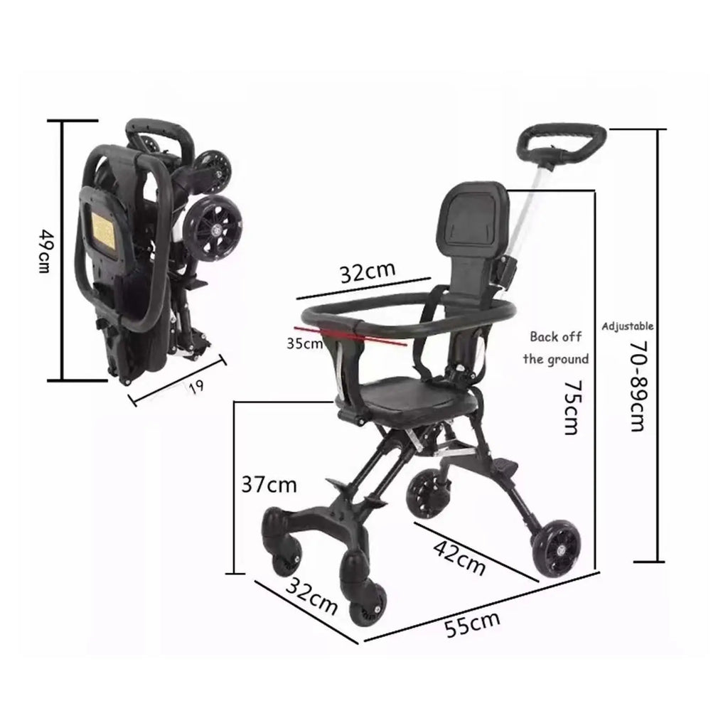 Poussette de Voyage Multifonction avec Auvent