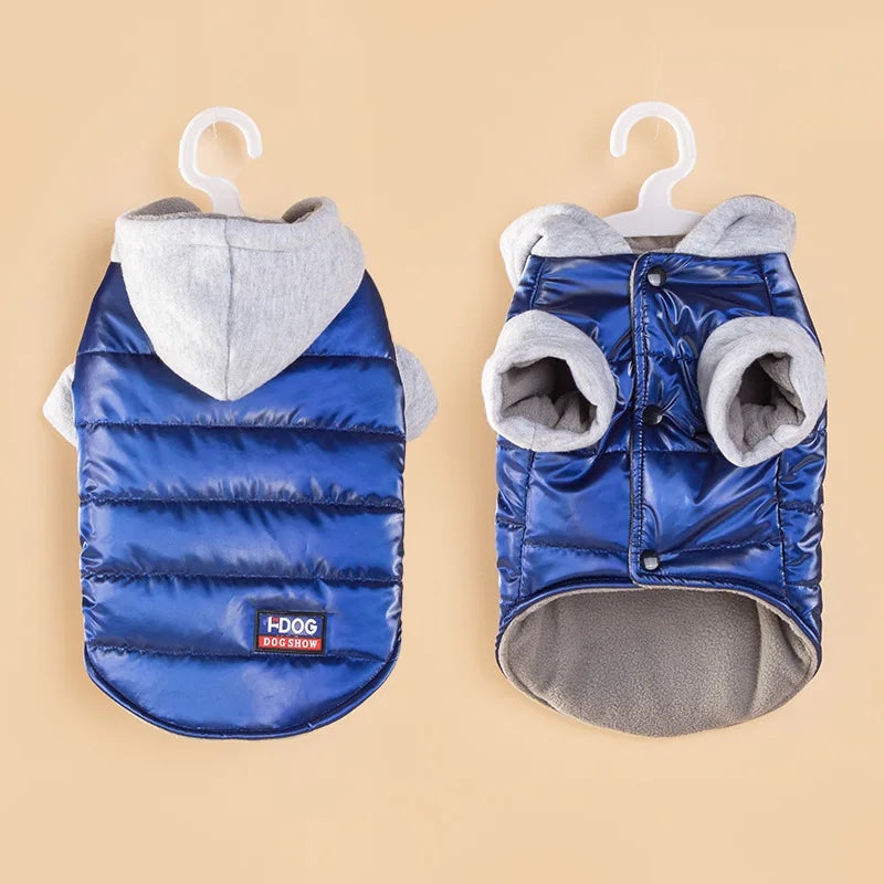 Manteau d'Hiver Imperméable Doublé Polaire pour Chien